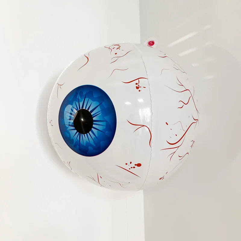 55CM/22Inch Halloween decoration balloon horror 4D inflatable eyeball Halloween theme eyeball party home decoration horror props Oasis Select