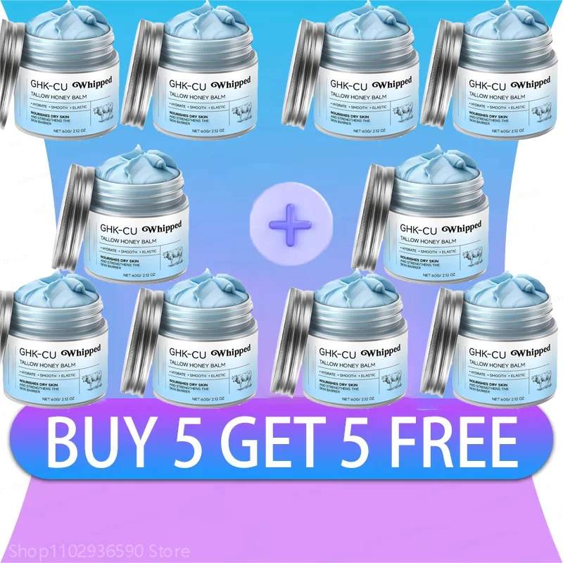 2026Blue Balm Moisturizer with GHK-Cu Copper Peptides & Beef Tallow: Manuka Honey Care for Mature Dry Skin Oasis Select Buy 5 get 5 free
