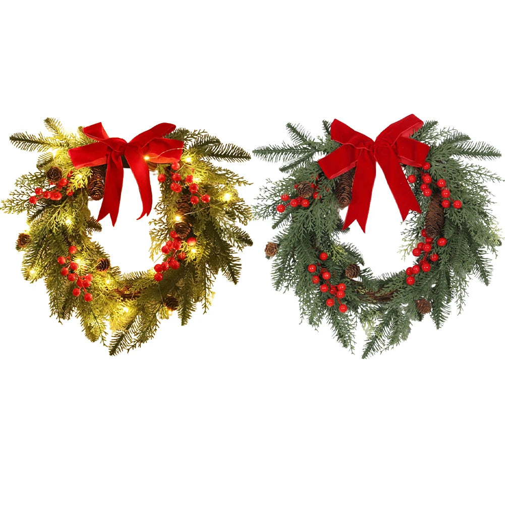 Indoor Outdoor Wreath Christmas Wreath Versatile Decorative Wreath Festive Door Hanging Wreath Holiday Atmosphere Oasis Select