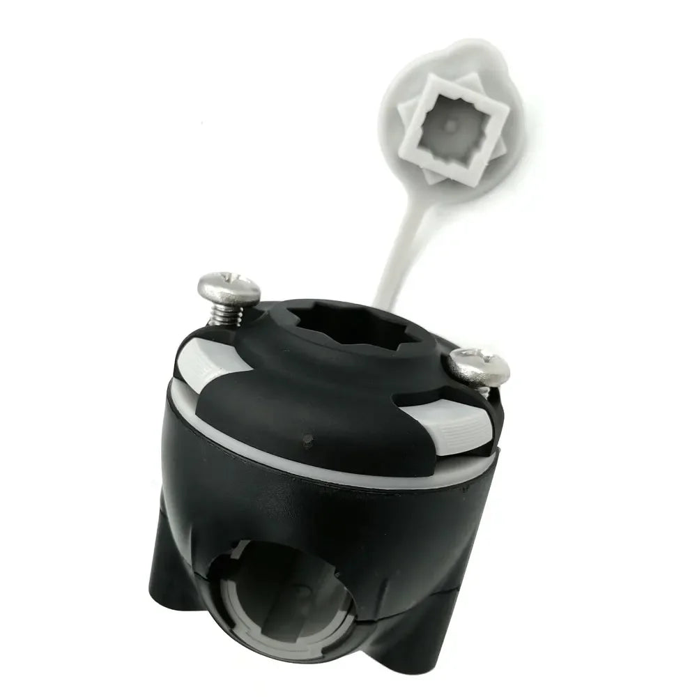 Fishing Rail Clamped Mount Base Star Holding Base Marine Boat Kayak GPS Fish Finder Pipe Adapter Accessories Holder Oasis Select 1 Piece