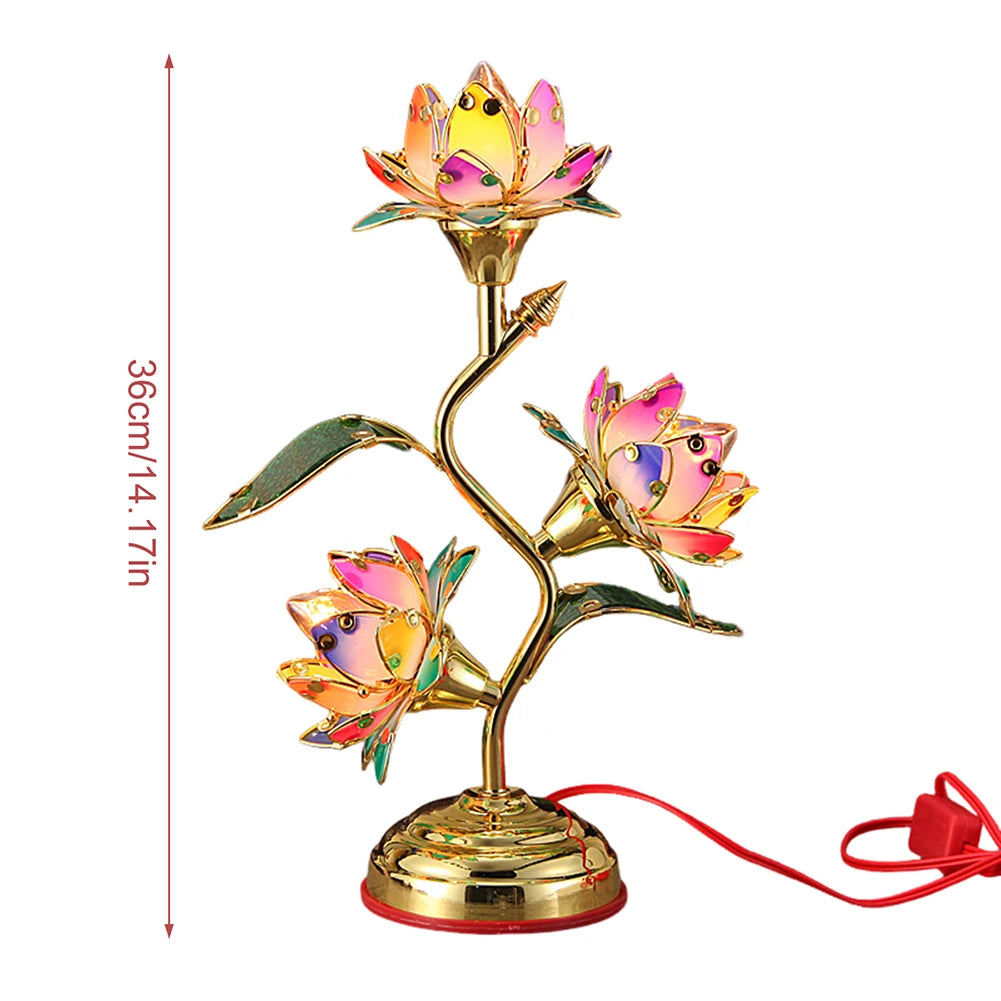 Electric Lotus Lamp | Multi-Color LED Decorative Table Light