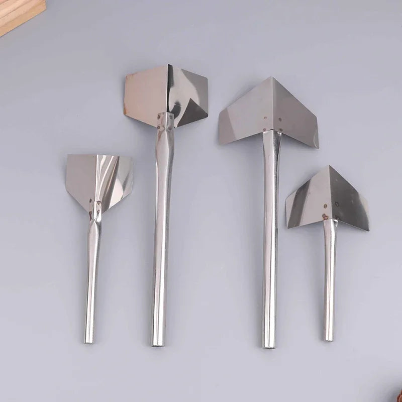 1/4Pcs Construction Tools Stainless Steel Putty Knife Drywall Scrapers Hand Tool Inside Outside Corner Scraping Puller Oasis Select