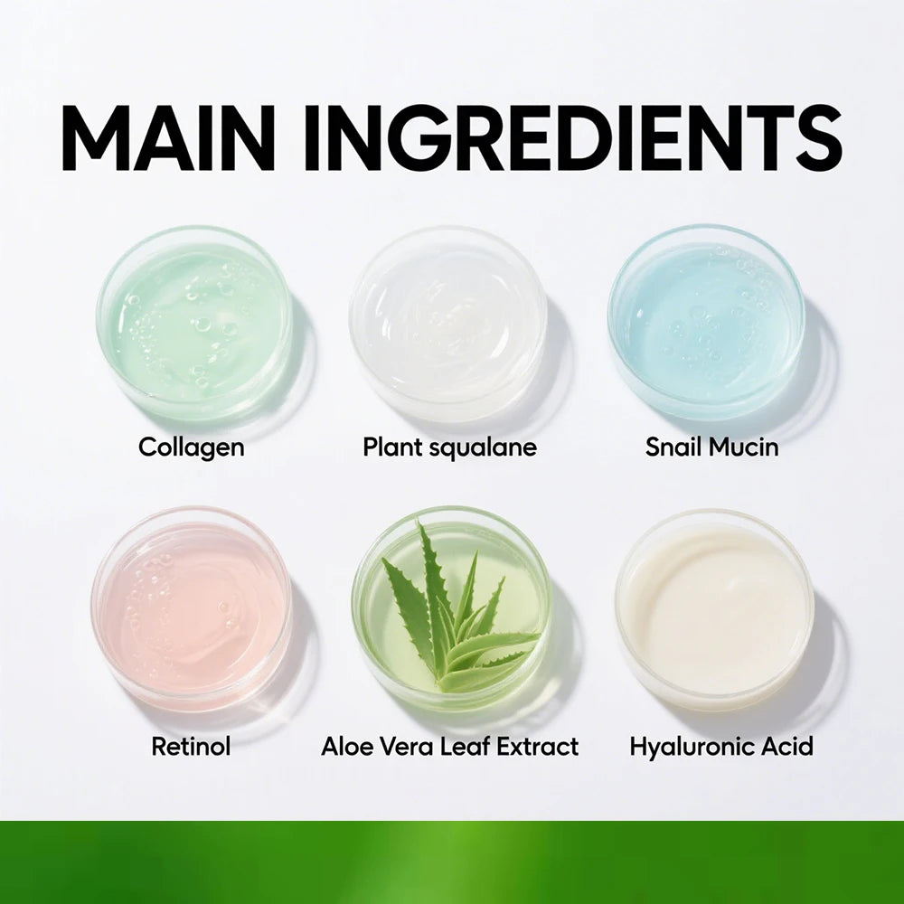 SUYARUN Snail Repair Cream – Aloe Vera & Squalane Moisturizer