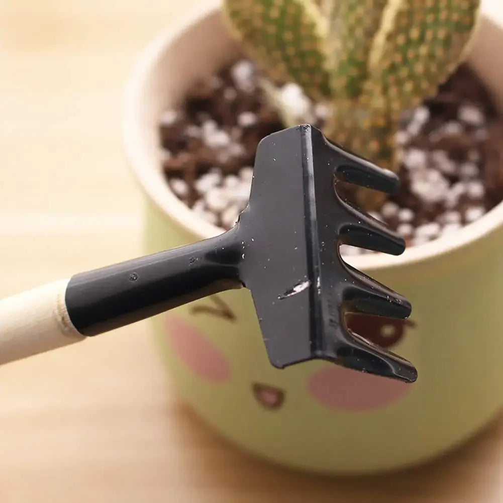 Mini 3-Piece Garden Tool Set – Trowel, Rake & Shovel Kit Mini Garden Tool Set Oasis Select