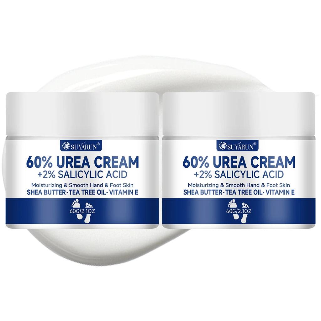 SUYARUN 60% Urea Foot Cream – Cracked Heel Moisturizer Combo Urea Foot Cream Oasis Select 60g-2