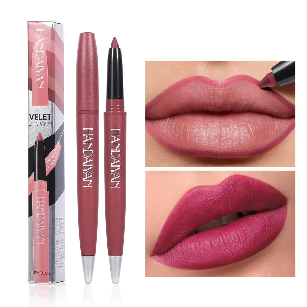 Handaiyan 6-Color Matte Lip Liner Set – Waterproof & Long-Lasting Lip Liner Set Oasis Select