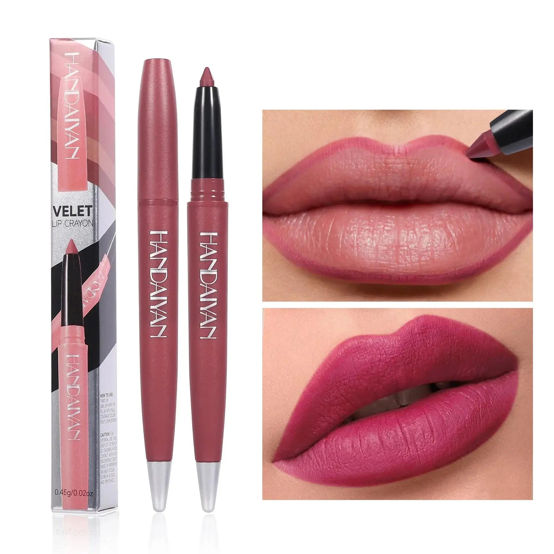 Handaiyan 6-Color Matte Lip Liner Set – Waterproof & Long-Lasting Lip Liner Set Oasis Select
