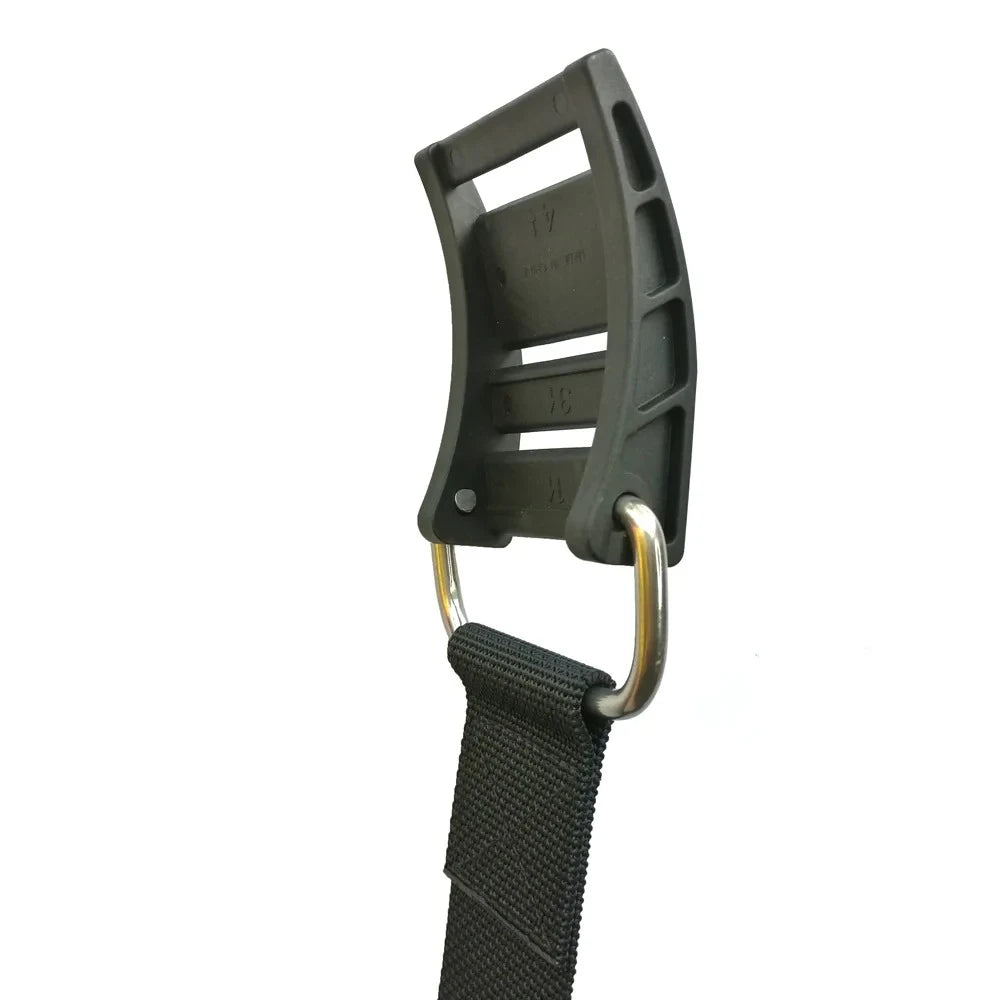 Scuba Diving BCD Tank Band Adjustable Dive Tank Strap with Cam Buckles and Non-Slip Pads Diving Cylinder Holder Oasis Select