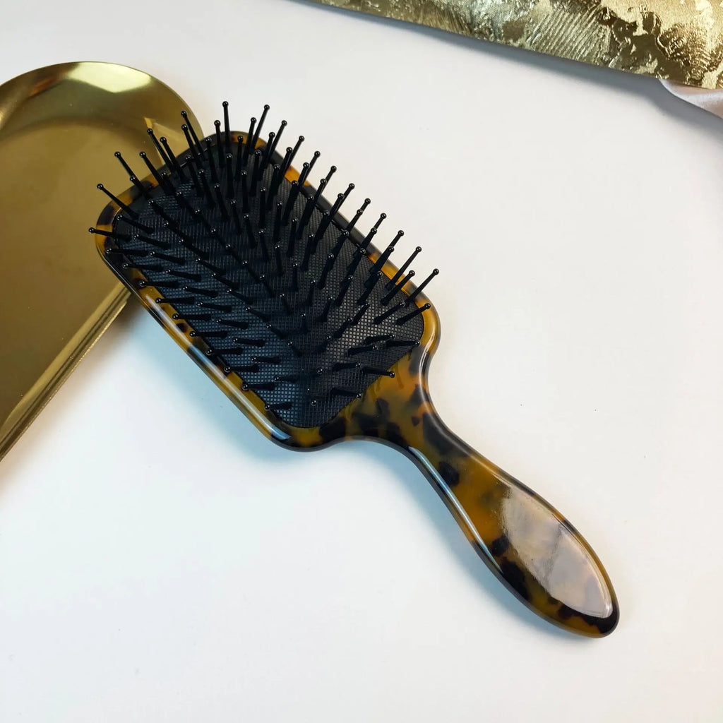 Oval Air Cushion Hair Brush – Boar Bristle Scalp Massage Comb