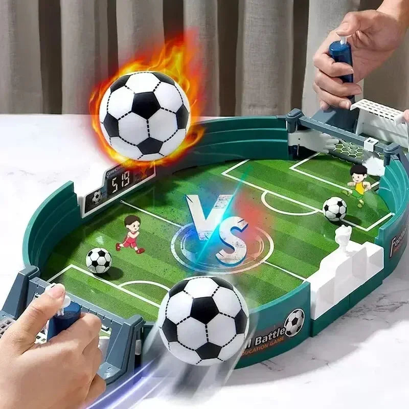 Creative Indoor Playtime Activity for Kids Puzzle Soccer Table Set Two-Person Football Game Table Game Foosball Accessories Oasis Select
