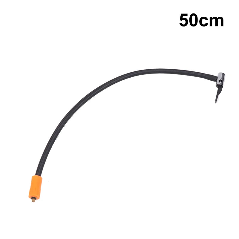 40/50CM Car Air Pump Extension Tube Thread Quick Inflation Hose Copper Connector Car Moto Tire Inflation Air Pump Accessories Oasis Select 50cm