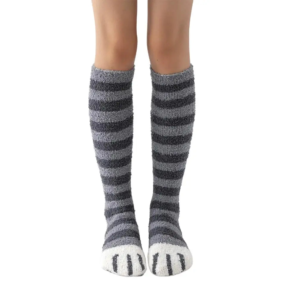 Womens Fuzzy Socks Winter Warm Soft Cozy Fluffy Microfiber House Sleeping Slipper Socks Women's Stockings Oasis Select E One Size
