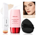 Blur Magnet Primer & Color-changing Foundation Stick Blurring Pores Matte Finish High Coverage Concealer Korean Makeup Combo Oasis Select SET 1