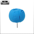1-4PCS Car Hub Polishing Sponge Grinding Head Conical Sponge Wheel Buffer for Metal Plastic Automotive Wheel Detail Tool Oasis Select Round Blue-1PC