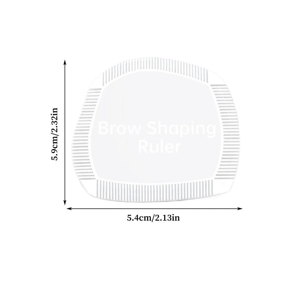 1PC Brow Mapping Ruler Eyebrow Shaping Ruler 1 Minute Fast Drawing Design Brow Easy Tool Microblading Permanent Mekeup Stencils Oasis Select CN 02