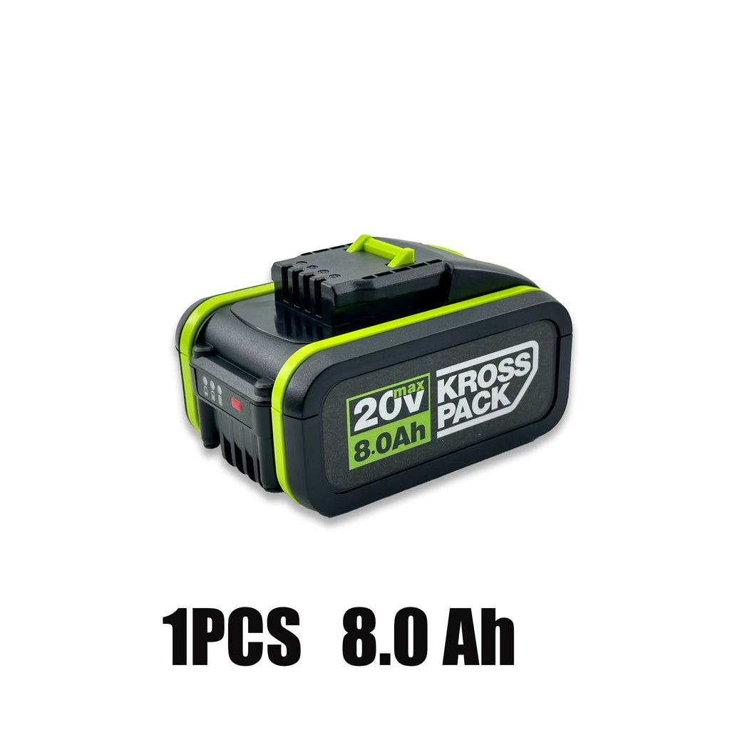 20V 6.0/8.0/Ah rechargeable lithium battery for power tools, suitable for Worx WA3553 35514 Oasis Select A -8.0Ah 1pcs