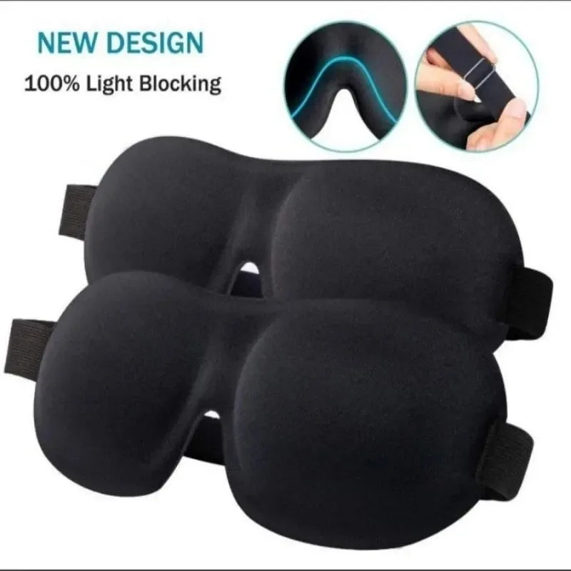 3D Contoured Blackout Sleep Eye Mask – Non-Marking & Soft Sleep Eye Mask Oasis Select