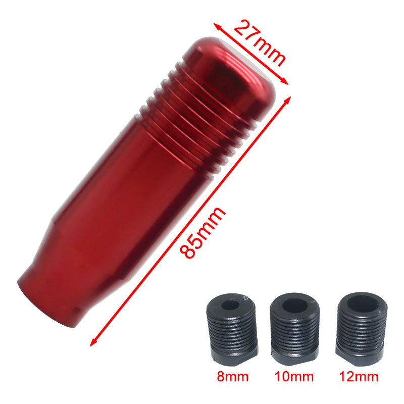 Universal 8.5cm Car Gear Shift Knob Stick Manual Transmission Aluminum Extended Gear Shifter Gear Head Knob Auto Accessories Oasis Select