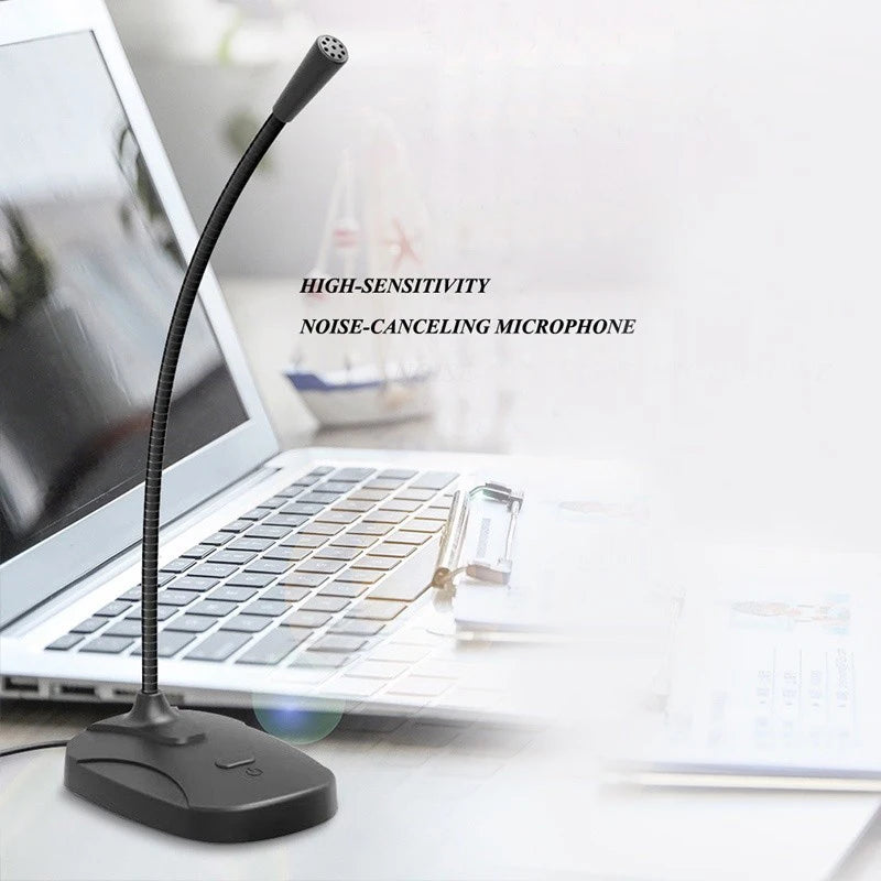 New 3.5MM Jack USB Computer Microphone Hi-fi For High Fidelity Video Conference Speech Vlog Noise Cancelling Mic Professiona Oasis Select