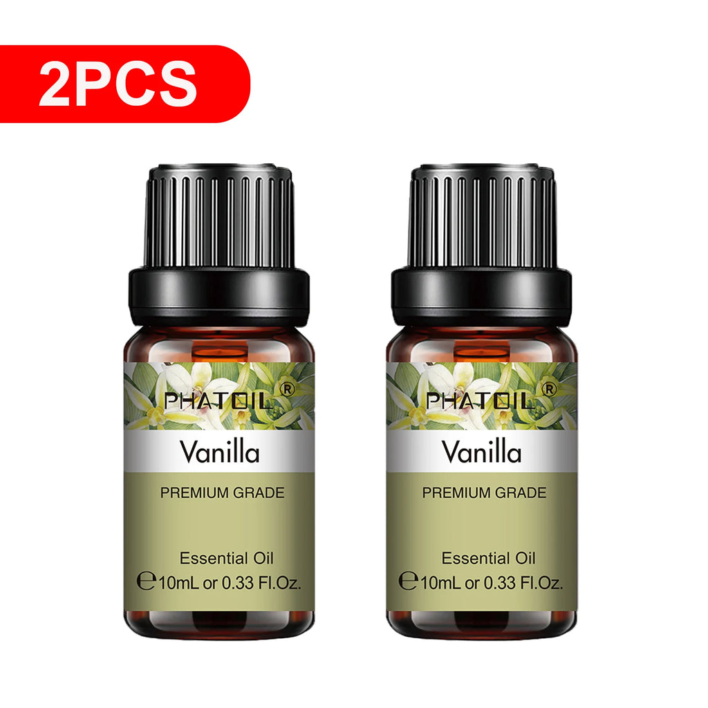 PHATOIL 10ml Pure Natural Essential Oils for Diffuser & Aromatherapy