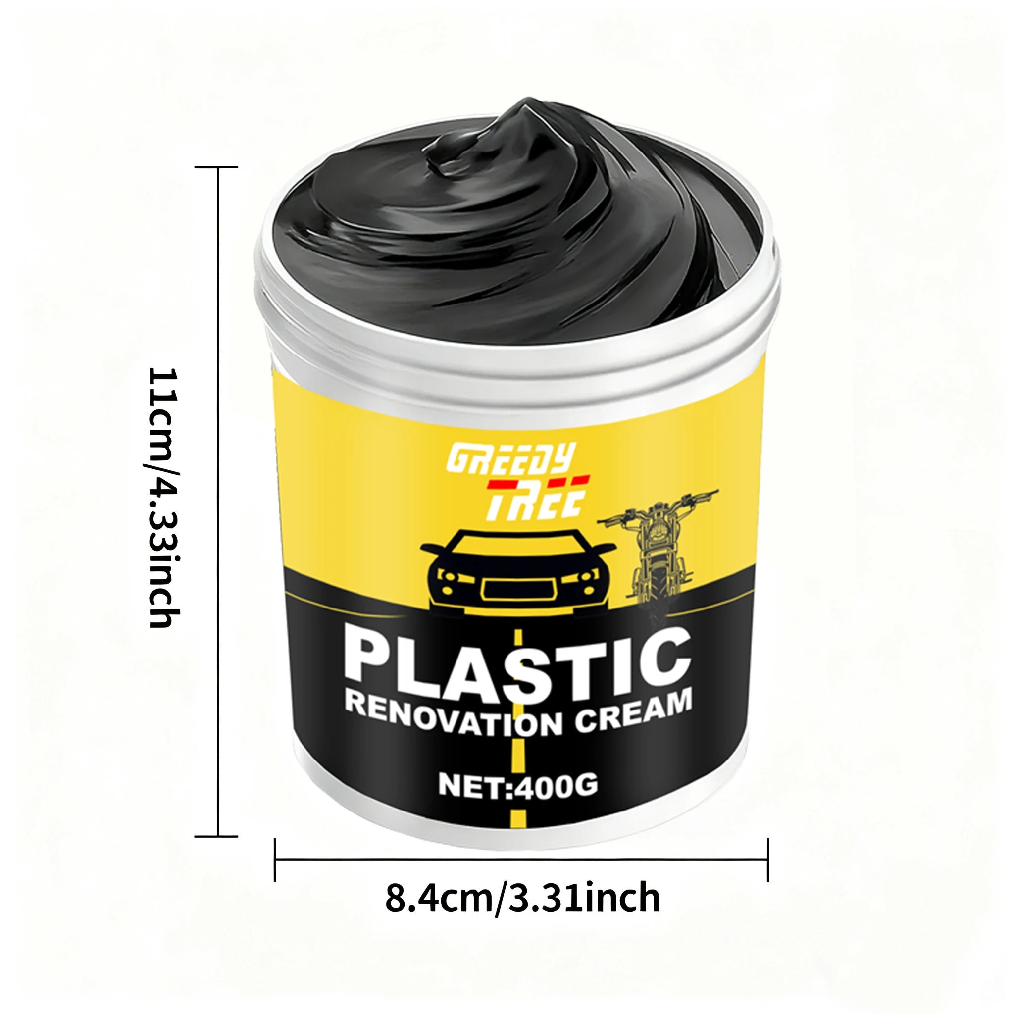 400g Car Plastic Renovator Wax – Restores, Repairs & Protects