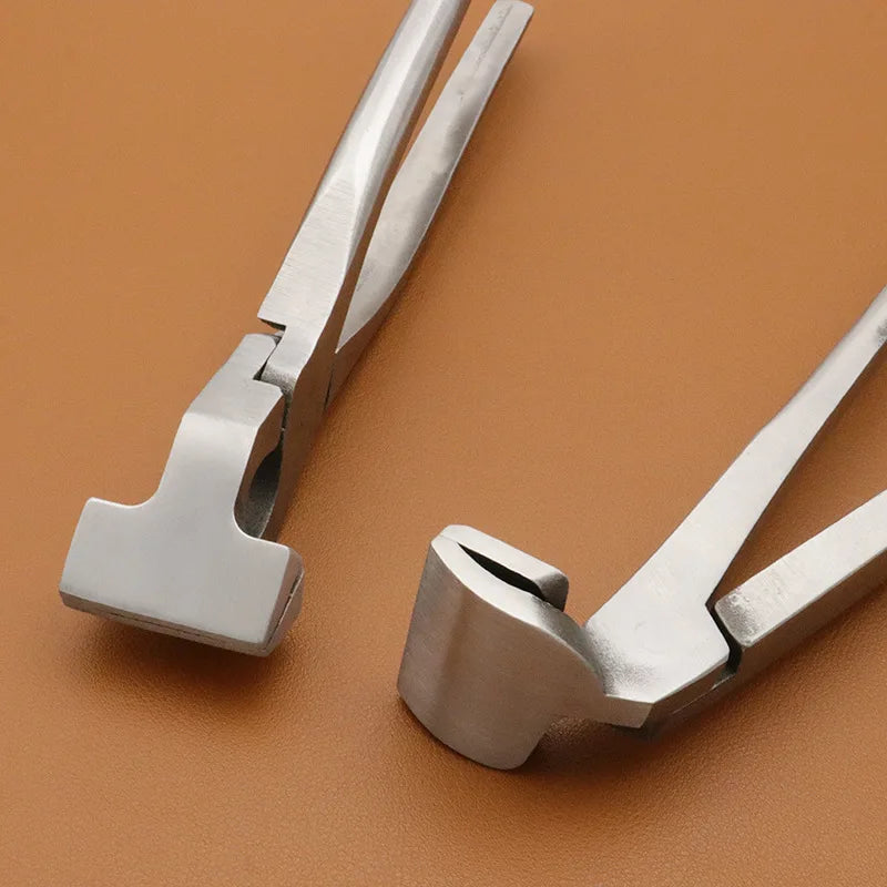 JUSTINLAU Handmade Leather Pliers Stainless Steel Labor Saving Leather Pliers Leather Making Trimming and Shaping Tool Set Oasis Select