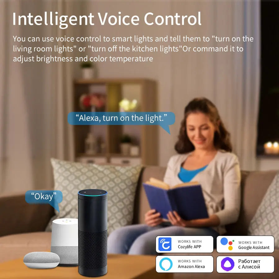 24W Smart WiFi LED Ceiling Light | Alexa & Google Home Smart Ceiling Light Oasis Select