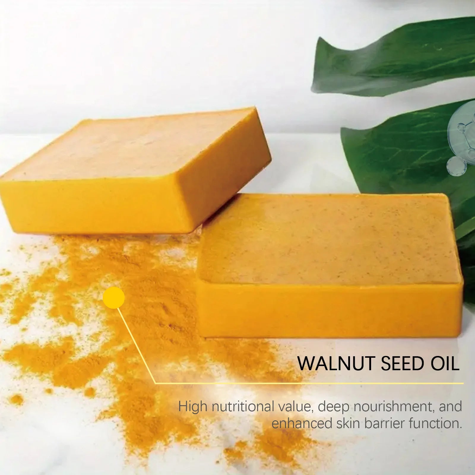 Oceaura Lemon Turmeric Body Care Soap Moisturizing Dryness Oil Control Deeply Cleansing Removing Exfoliate Skin Brightening Soap Oasis Select