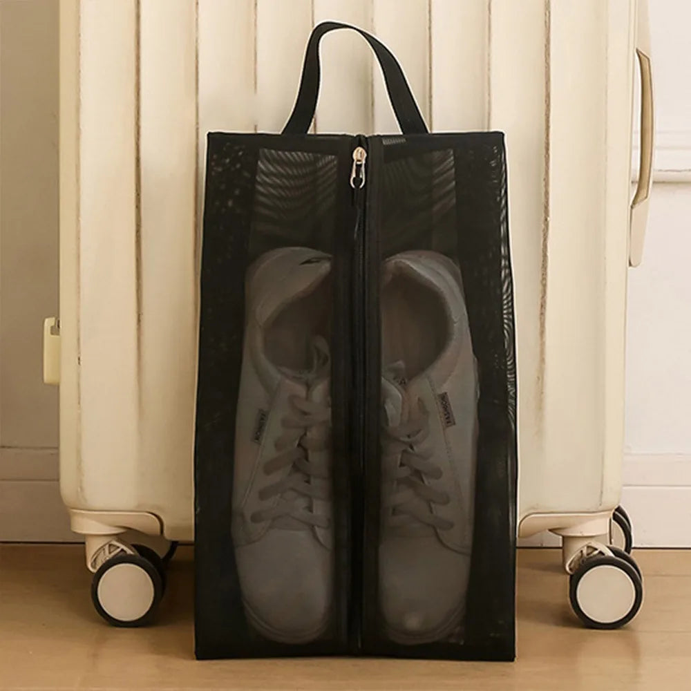 Mesh Shoe Bag – Breathable Dustproof Travel Shoe Organizer