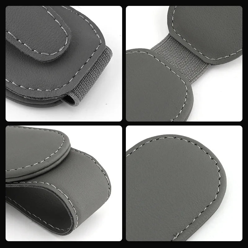 Automotive Car Sun Visor Glasses Case Magnetic Sunglasses Clip Card Ticket Holder Stand Fastener Pen Eyeglasses Accessories Oasis Select