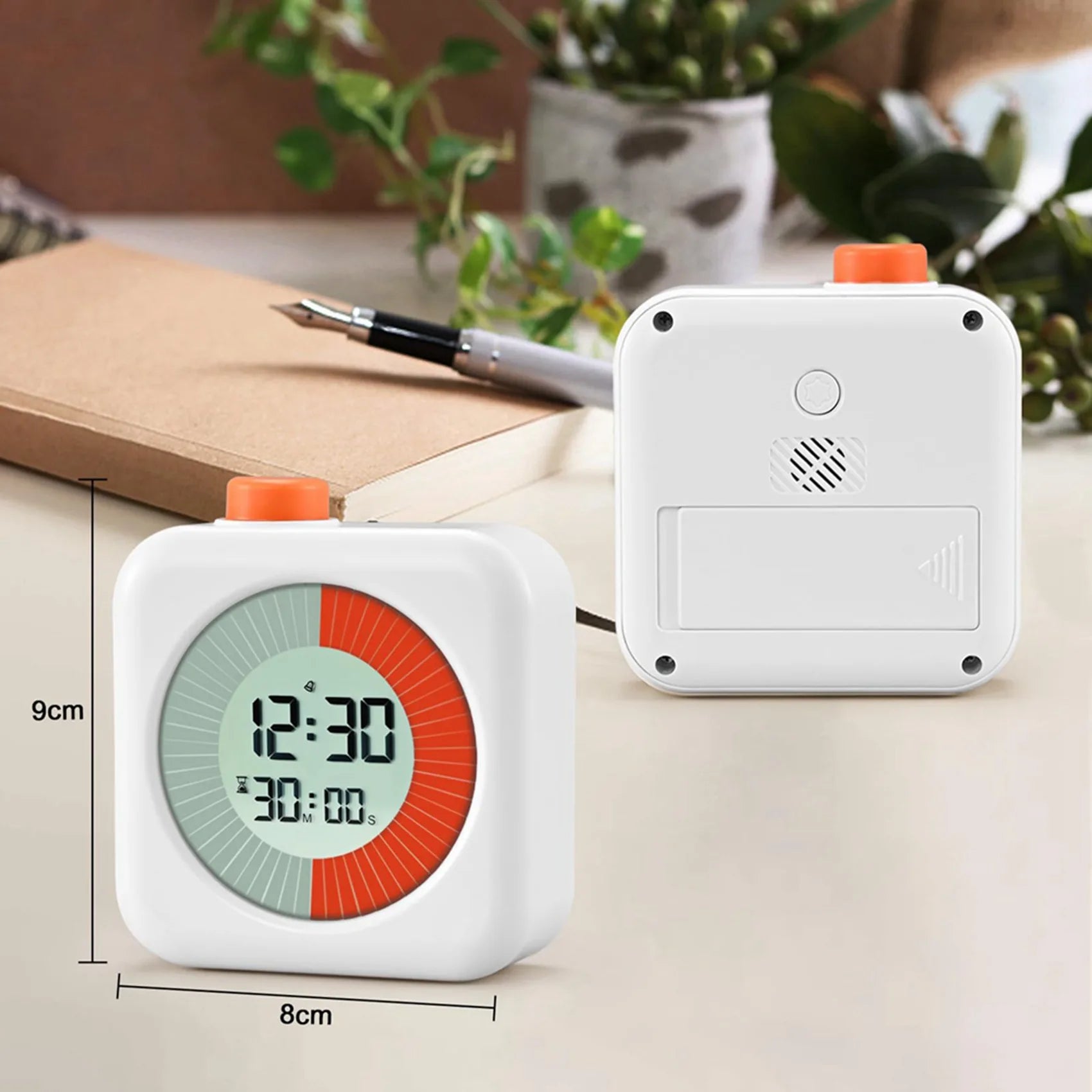 2026-WISH 2X 60Minute Visual Timer,Dual Timer Clock,Classroom Timer,Countdown Timer For Timer Management Tool Oasis Select