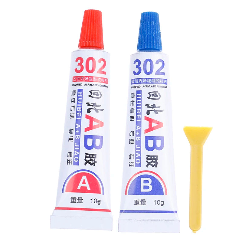 2Pcs Super Strong Epoxy Clear Glue Adhesive Resin Immediate Glue (A+B) Craft Oasis Select onesize