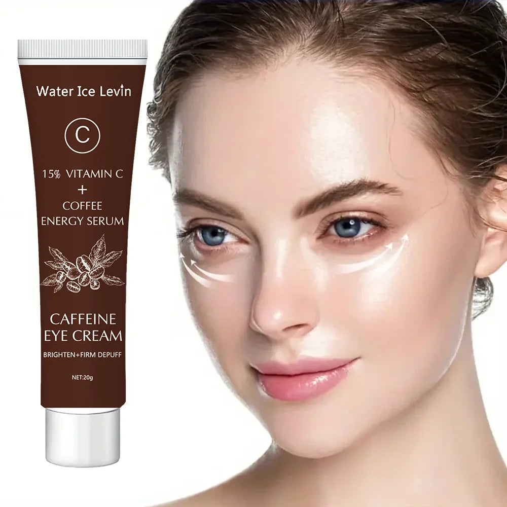 Caffeine & Vitamin C Eye Cream – Dark Circles & Firming Eye Serum Cream Oasis Select