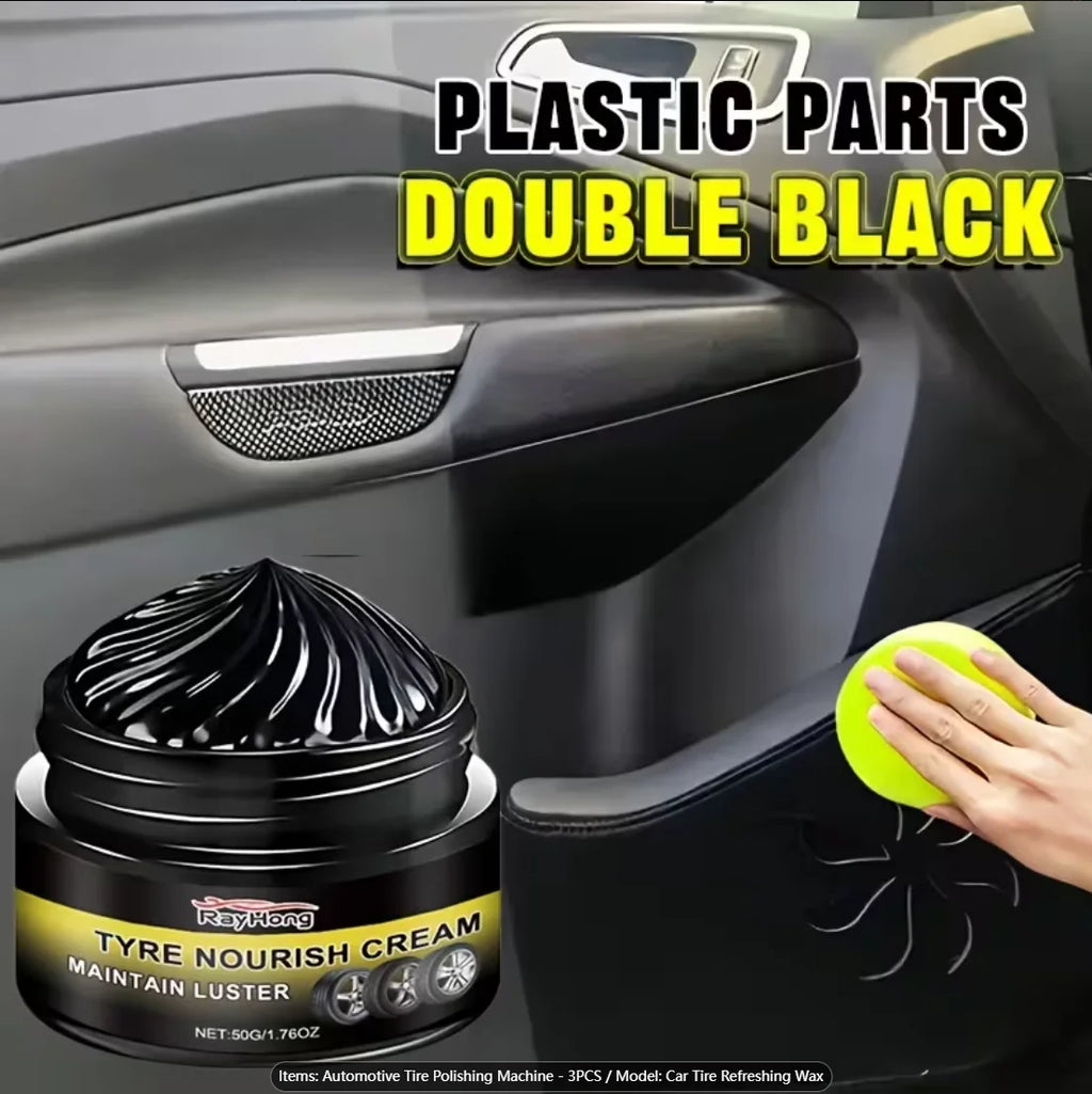 Car Tire Shine Wax – Brightener, Waterproofer & Trim Care Tire Shine Wax Oasis Select
