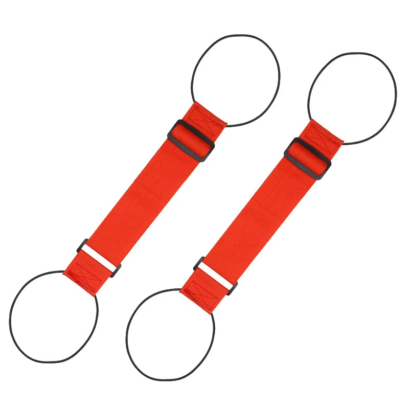 Rainbow Adjustable Luggage Connector Straps – Set of 2