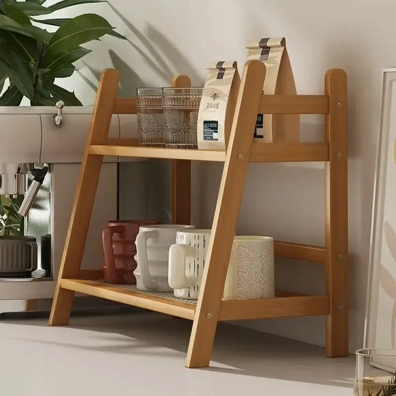 Cup holder desktop rattan trapezoidal cup holder, simple and multi-functional household water cup type Nanzhu storage cup holder Oasis Select