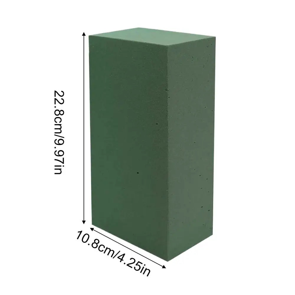 1PC Floral Foam Blocks for Fresh and Artificial Flowers Wet Floral Foam Blocks for Home Wedding Party Holiday Decorations Oasis Select 1PC