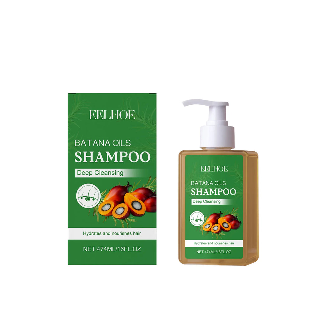 EELHOE Batana Oil Shampoo Deep Cleansing Hydrating & Nourishing Anti Hair Loss Repair Damaged Hair Growth Care Oasis Select 474ml Boxed