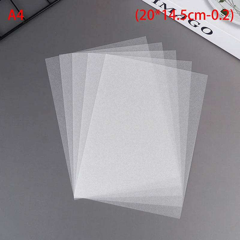 5Pcs Shrink Plastic Sheets Fun Thermal Heat Shrink Film Translucent Sheets Blank Shrink Art Film Paper For DIY 14.5x20cm Oasis Select A4