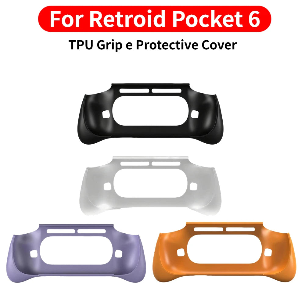 For Retroid Pocket 6 3D Printed Game Console Grip Case Comfortable Ergonomic Controller Protective Cover Handle Accessories Oasis Select