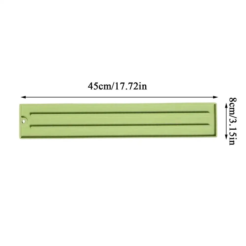Drying Mat Dish Drainer Mat for Kitchen Narrow Space Drainer Accessories Organizer Dryer Protective Pad for Apartment Home Bath Oasis Select Green L