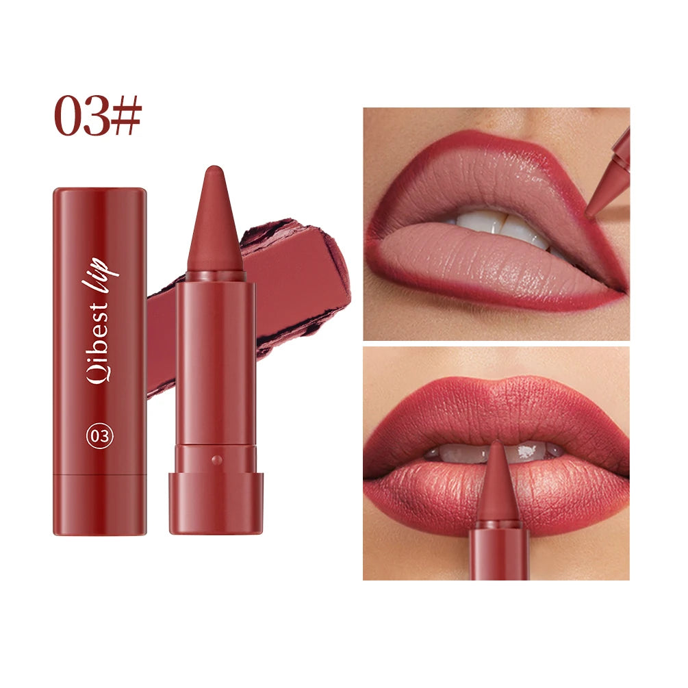 QiBest Matte Lip Liner – Waterproof, Long-Lasting Gradient