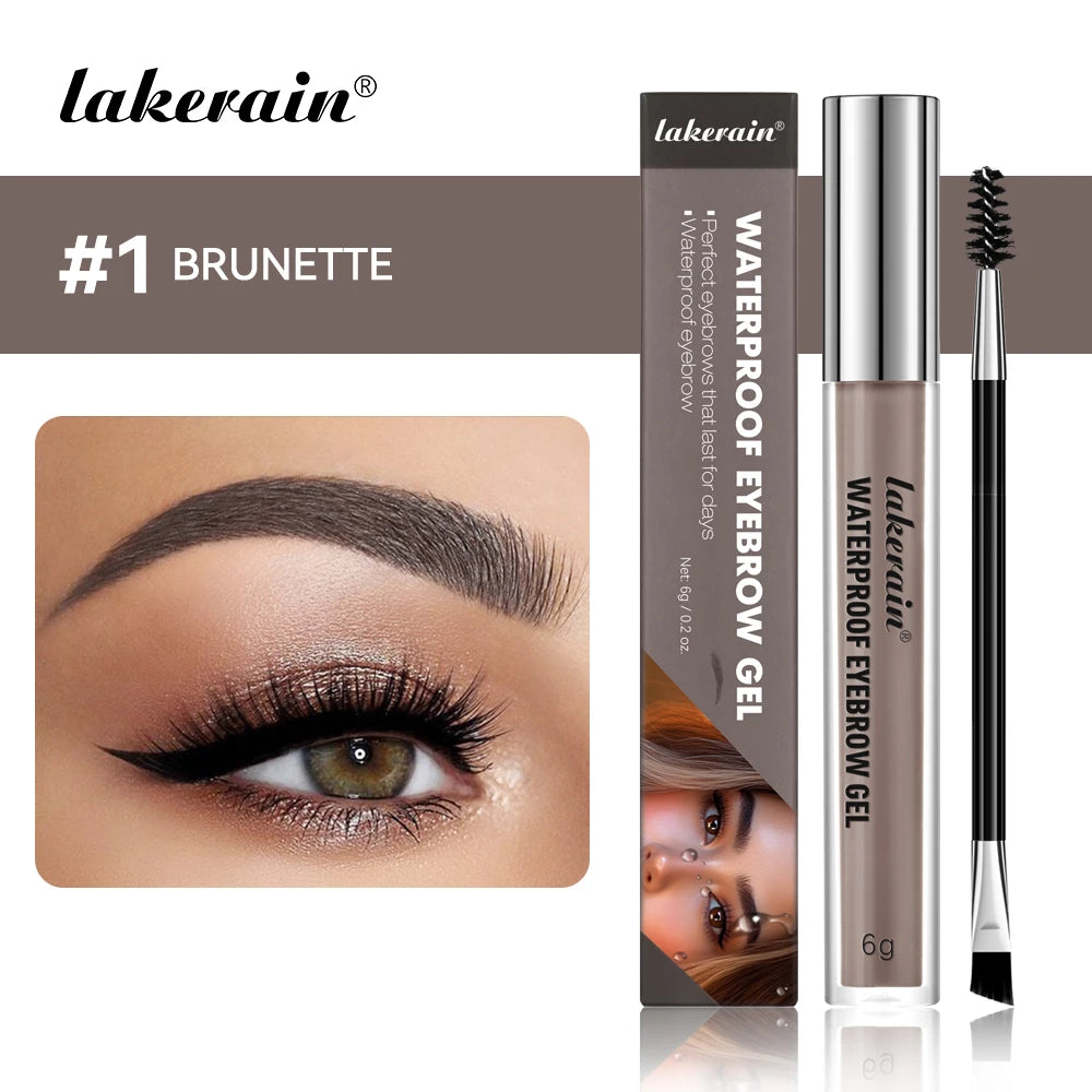 4 Colors Liquid 3D Eyebrow Styling Molding Gel Waterproof Transparent Refreshing Durable Natural Eyebrow Quick-drying Makeup Oasis Select 1