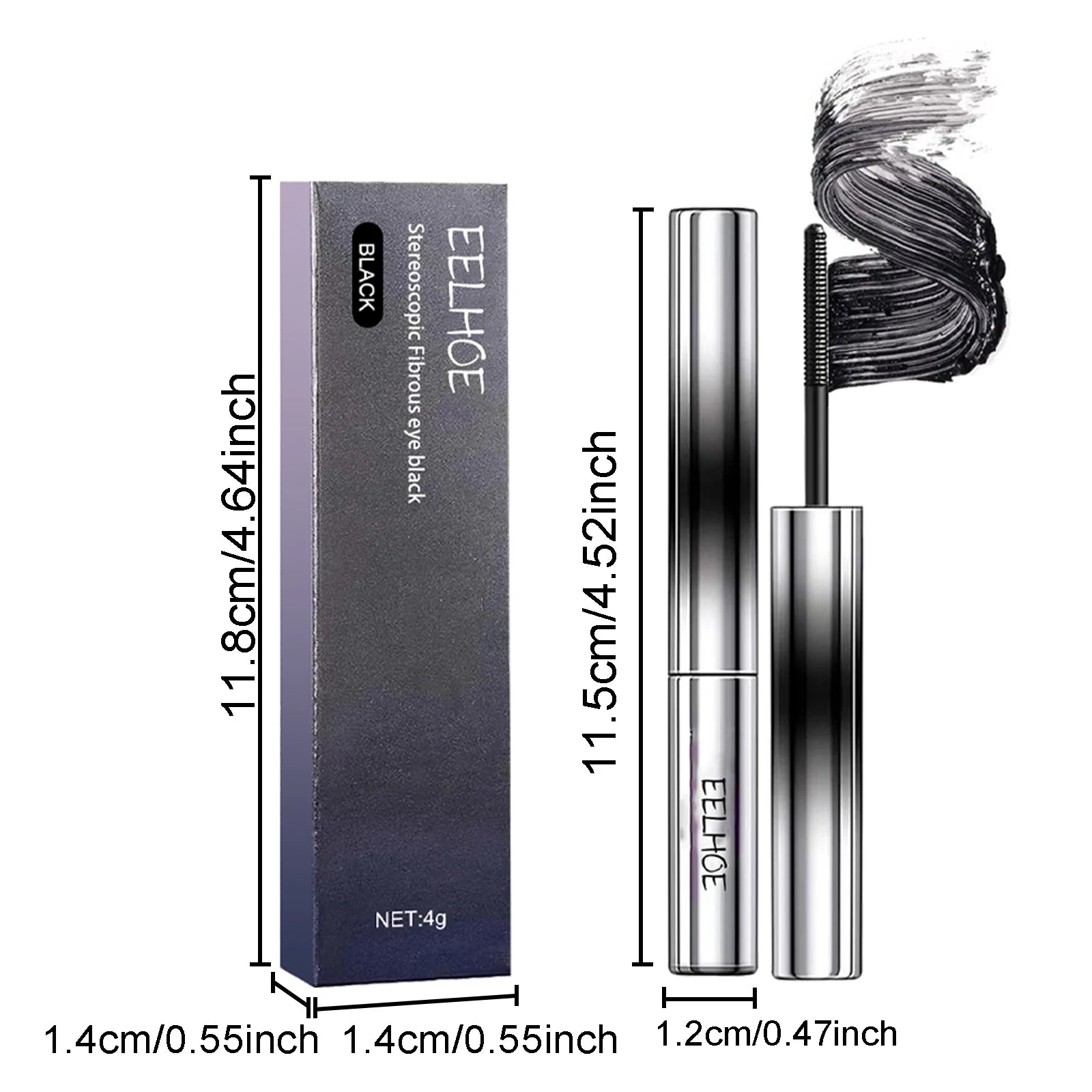 Curling Mascara Thick Waterproof Lengthening Black/brown Eyelash Styling Lash Extension Eye Lashes Brush Makeup Eye-Cosmetics Oasis Select