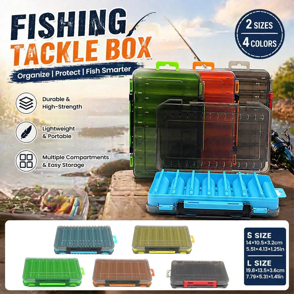 Fishing Gear Storage Box Fishing Lure Box Tackle Accessories Hard Pencil Fish Sub Bait Box Lightweight Portable Fake Bait Case Oasis Select