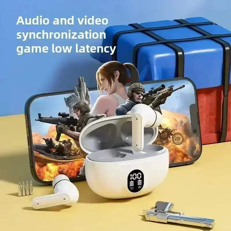 NEW Headset TWS Wireless Headphones Game Bluetooth Headphones with Microphone Noise Reduction High Fidelity Bass Earphones Oasis Select