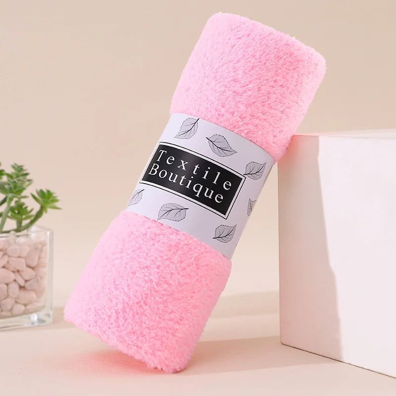 1pcs Simple Absorbent Quick Drying Bath Towel Sets Soft Adults Face Hand Towels Bathroom Microfiber Comefor Swim Bath Towels Oasis Select pink