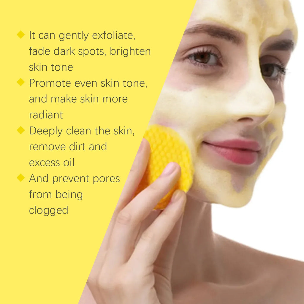 Turmeric Kojic Acid Cleansing Pads Exfoliating Pads Shrink Pores Removing Dead Skin Smooth Brightening Skin Face Cleansing Oasis Select