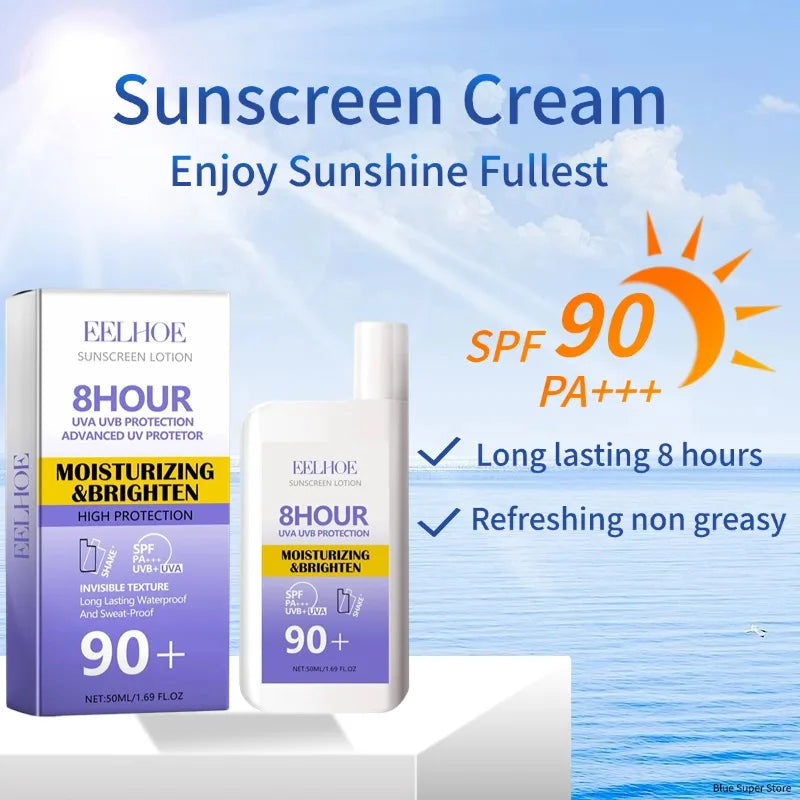 EELHOE SPF 90+ Sunscreen Cream – UV Shield, Moisturizing, 50ml
