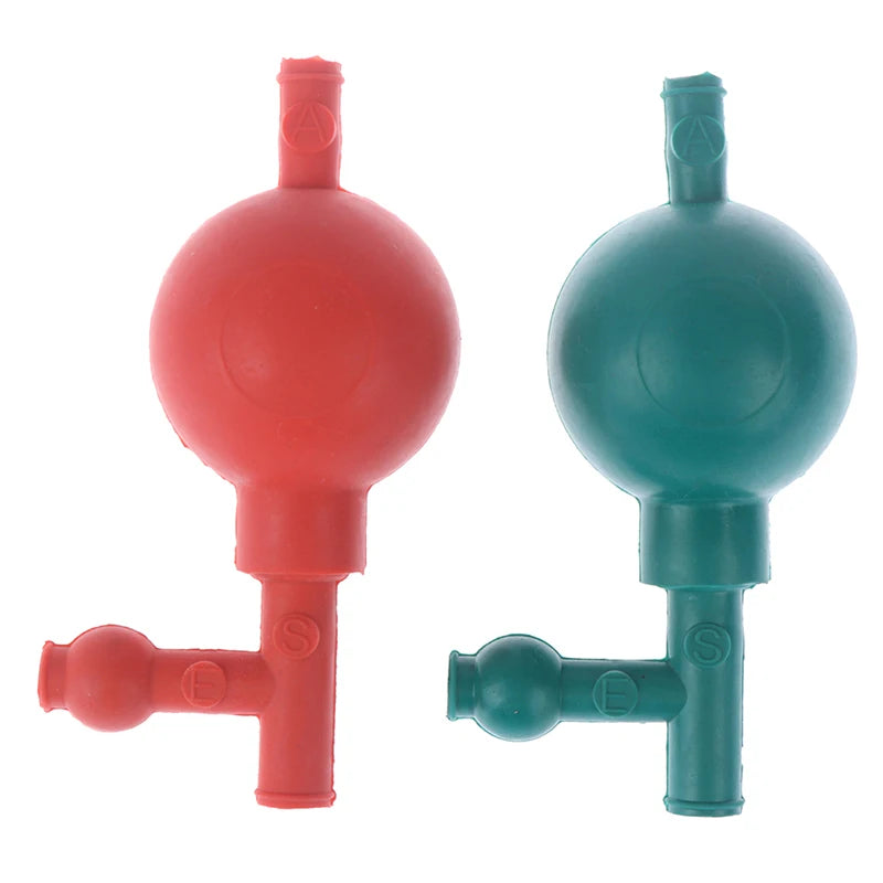 3-Valve Rubber Pipette Filler Suction Bulb | Lab Pump